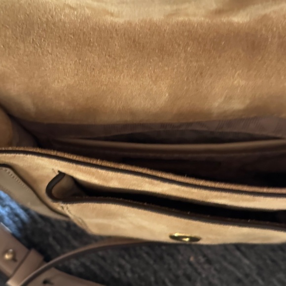 Michael Kors Crossbody Dunn Suede Saddle bag - Picture 4 of 13